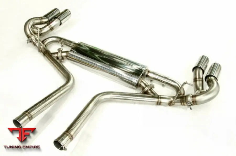 KREISSIEG PORSCHE 957 CAYENNE STAINLESS BILLET FLOATING CURL TAIL & SAND BLAST “KSG” LOGO MARK WITH F1 SOUND EXHAUST