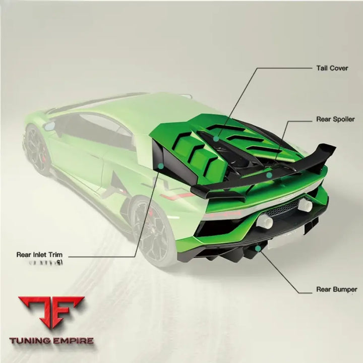 LAMBORGHINI AVENTADOR LP700/LP720 SVI UPGRADE DRY CARBON FIBER BODY KIT PARTS