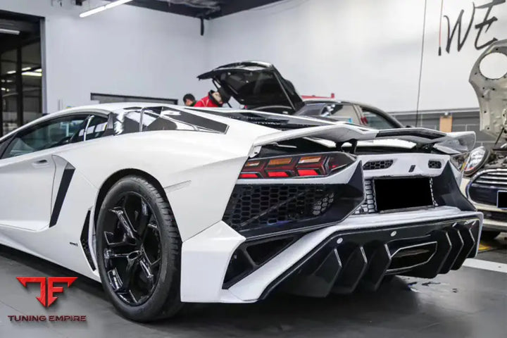 Lamborghini Aventador Lp700 Lp740 Coupe & Roadster Sv Style Rear Bumper Bsd