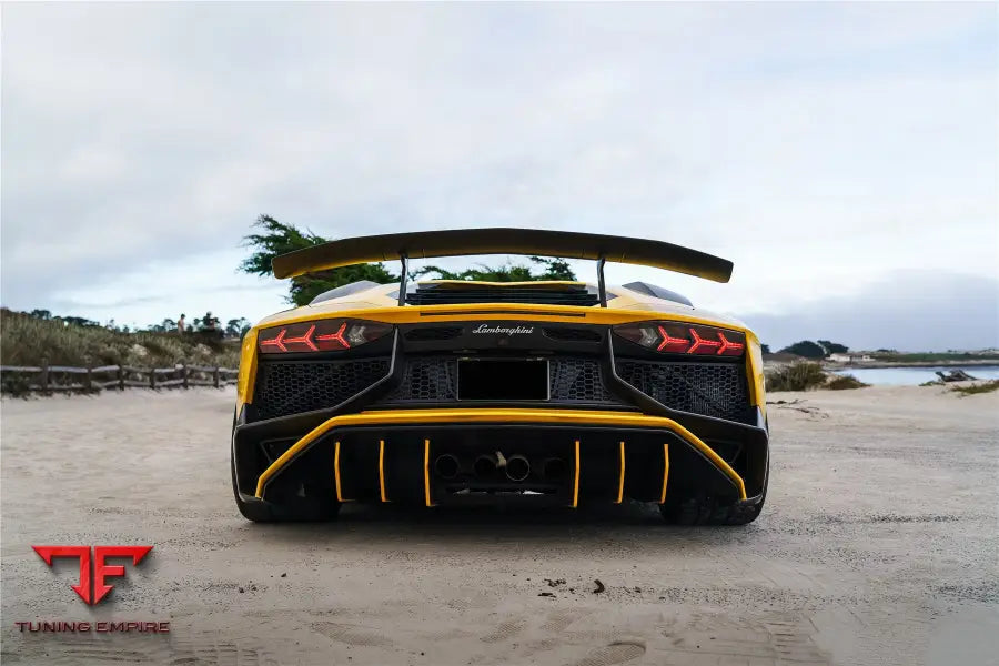 Lamborghini Aventador Lp700 & Lp740 Coupe Roadster Sv Style Rear Bumper Bsd