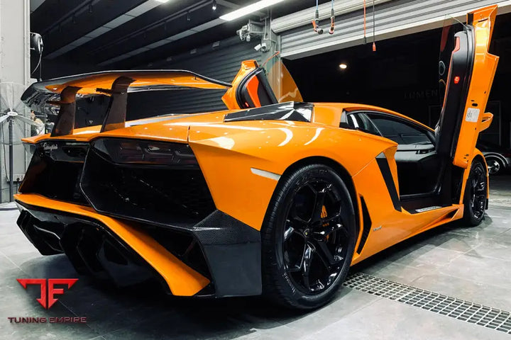 Lamborghini Aventador Lp700 Lp740 Coupe & Roadster Sv Style Rear Bumper Bsd