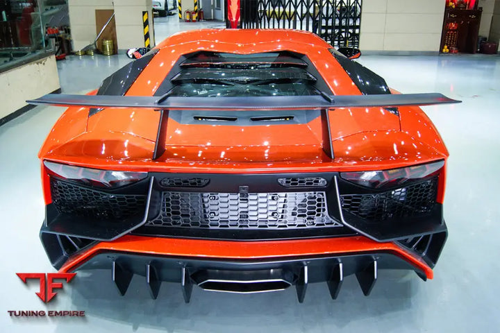Lamborghini Aventador Lp700 $ Lp740 Coupe & Roadster Sv Style Rear Bumper Bsd