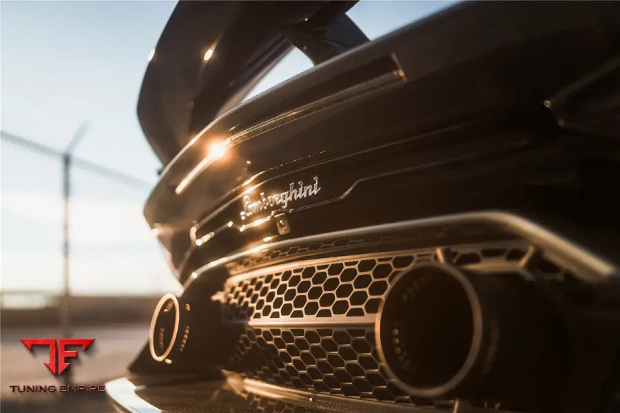 LAMBORGHINI AVENTADOR LP700/LP740/LP750 COUPE ROADSTER SVJ STYLE PART DRY CARBON FIBER REAR BUMPER BSD