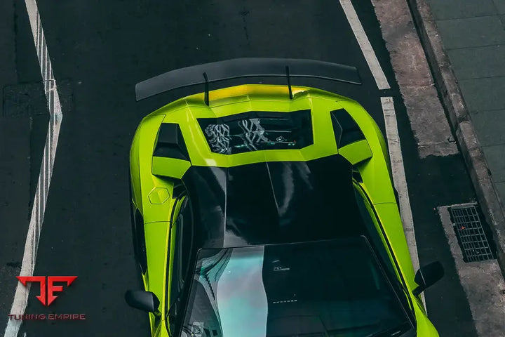 Lamborghini Aventador Lp700 @ Lp750 Lp740 Lp720 Lp780 Coupe & Roadster Sv Style Trunk Wing Bsd