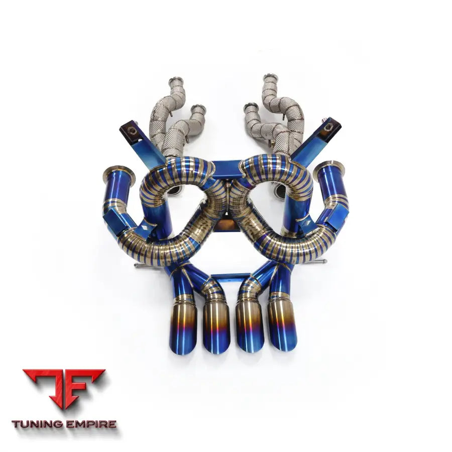 LAMBORGHINI AVENTADOR LP750 6.5 LV12 TITANIUM CATBACK RAZOR EXHAUST DOWNPIPE