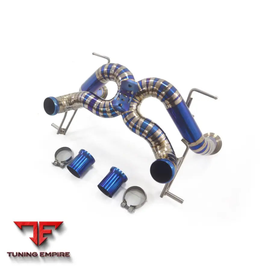 LAMBORGHINI AVENTADOR S LP740-4 SVJ TITANIUM CATBACK RAZOR EXHAUST WITHOUT MUFFLER VALVE
