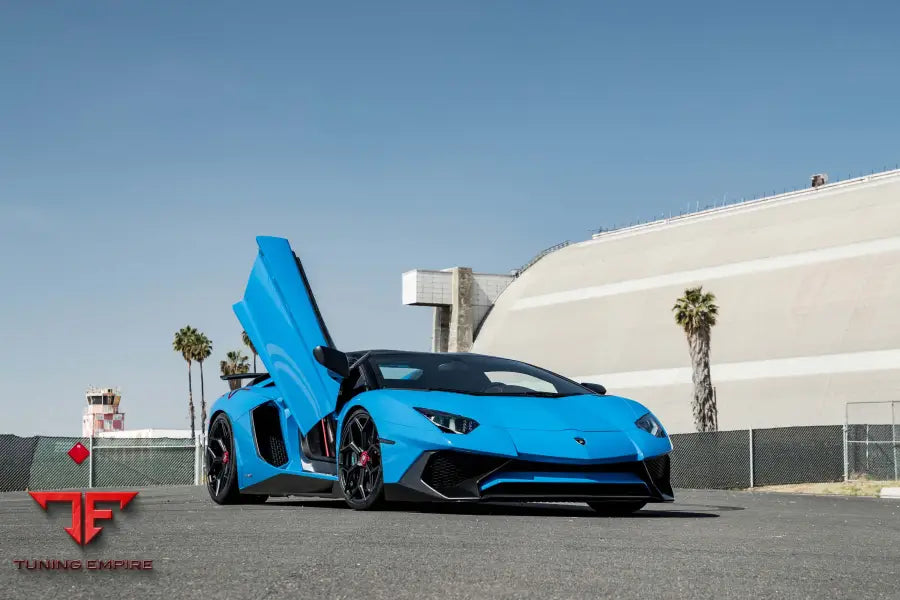 LAMBORGHINI AVENTADOR SV FORGED WHEELS AND EXHAUST SYSTEM