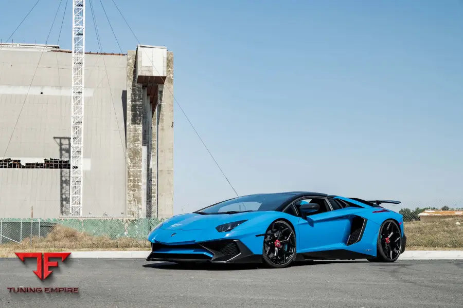 LAMBORGHINI AVENTADOR SV FORGED WHEELS AND EXHAUST SYSTEM