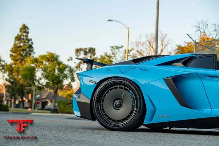 LAMBORGHINI AVENTADOR SV FORGED WHEELS AND EXHAUST SYSTEM