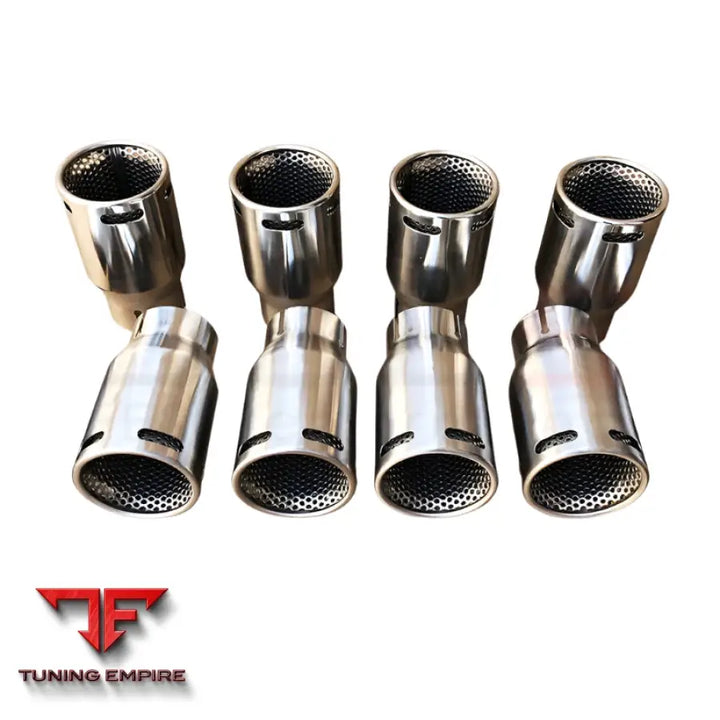 LAMBORGHINI AVENTADOR SVJ/HURACAN STEEL CHROME TRIM EXHAUST PIPE