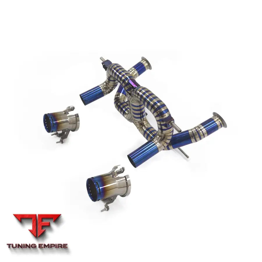 LAMBORGHINI AVENTADOR SVJ LP770-4 6.5L V12 TITANIUM CATBACK RAZOR EXHAUST WITHOUT VALVE