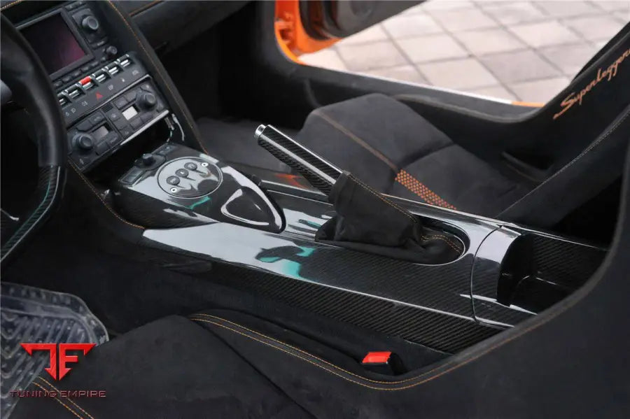 LAMBORGHINI GALLARDO OEM STYLE CARBON FIBER CENTER GEAR SHIFT CONSOLE BOARD BSD