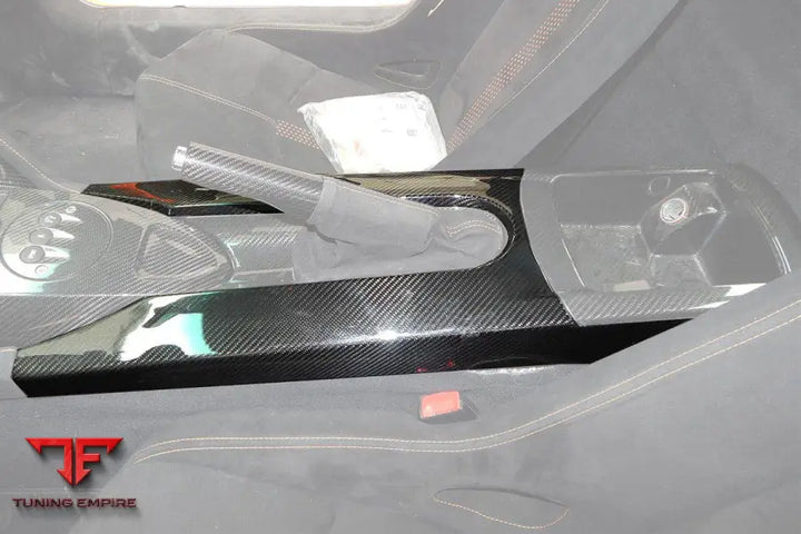 LAMBORGHINI GALLARDO OEM STYLE CARBON FIBER CENTER GEAR SHIFT CONSOLE BOARD BSD