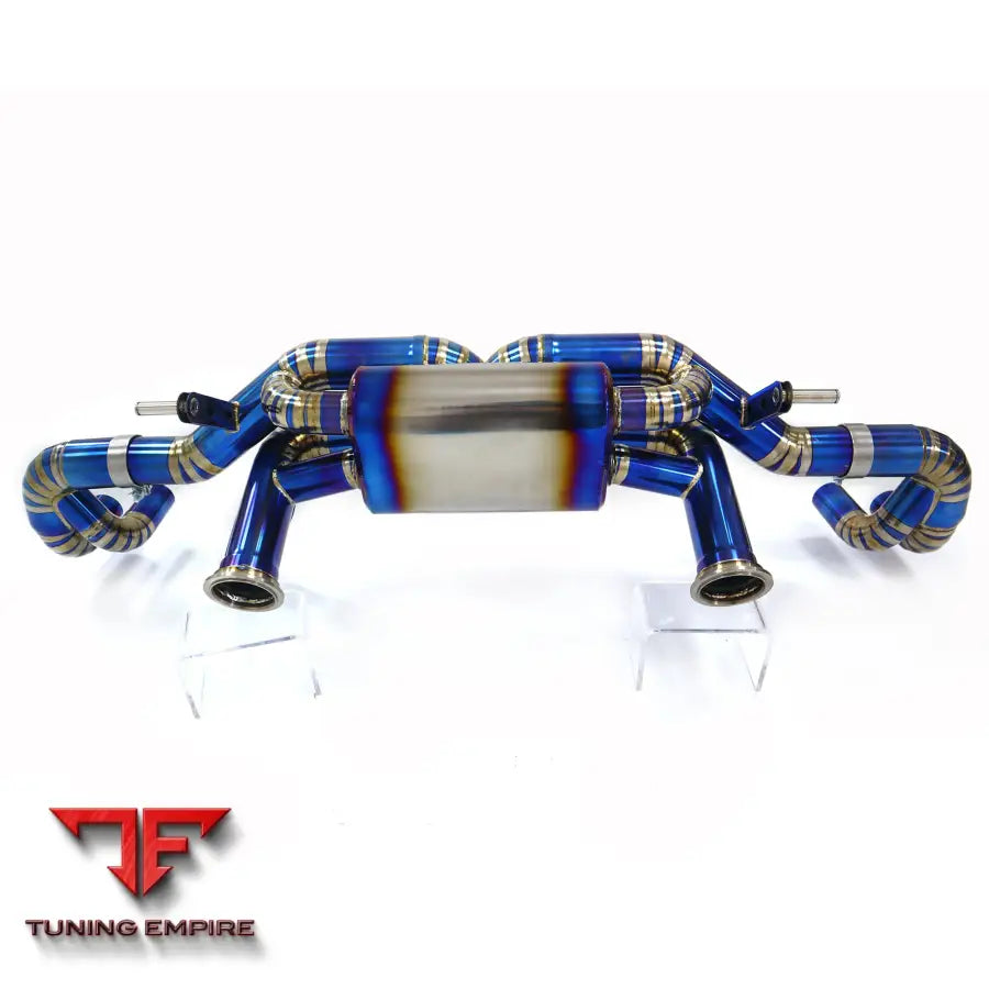 LAMBORGHINI GALLARDO LP550 560 570 TITANIUM CATBACK RAZOR EXHAUST WITH MUFFLER VALVE