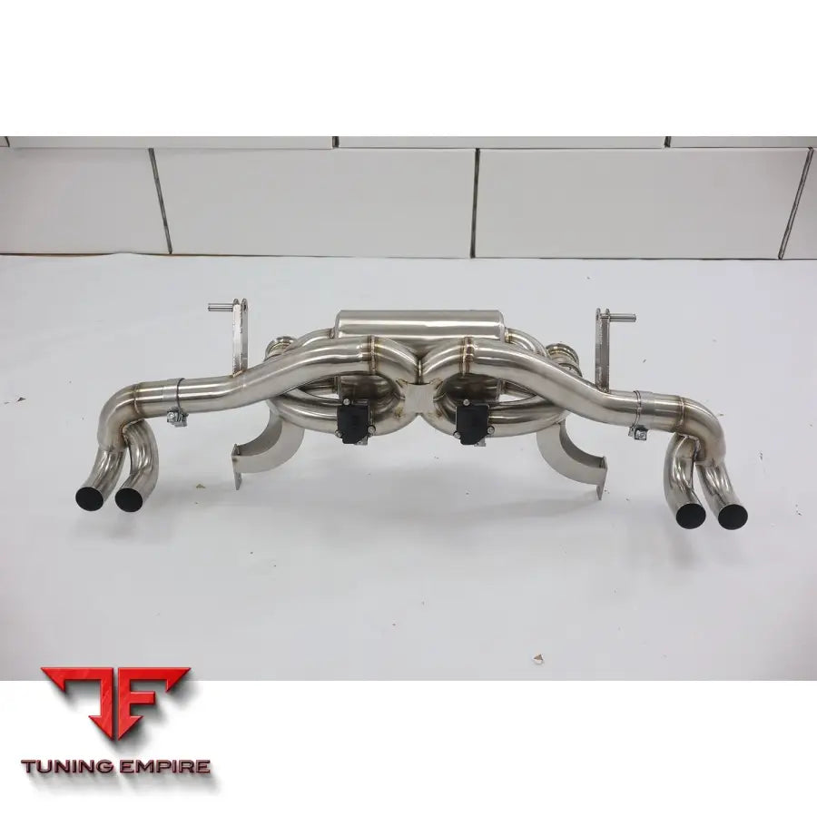 LAMBORGHINI GALLARDO LP550 LP560 LP570 5.2 V10 STAINLESS STEEL CATBACK RAZOR EXHAUST WITH MUFFLER VALVE