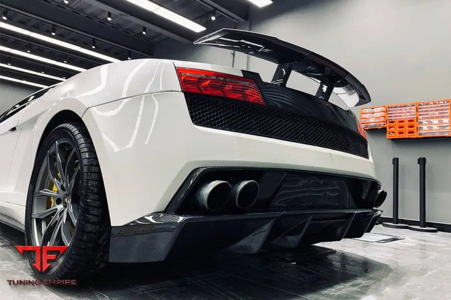 LAMBORGHINI GALLARDO STO STYLE CARBON FIBER REAR DIFFUSER BSD