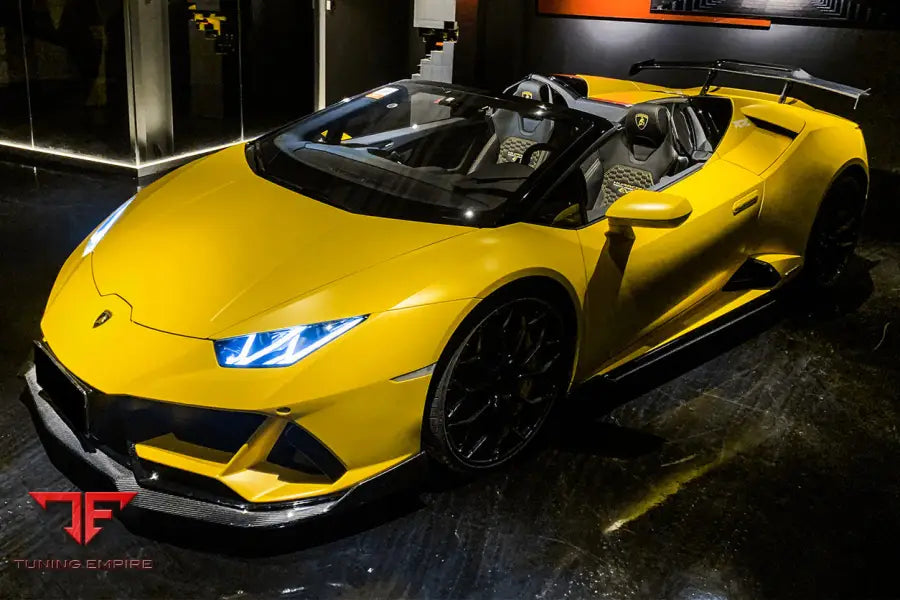 LAMBORGHINI HURACAN EVO 4WD OD STYLE DRY CARBON FRONT LIP BSD