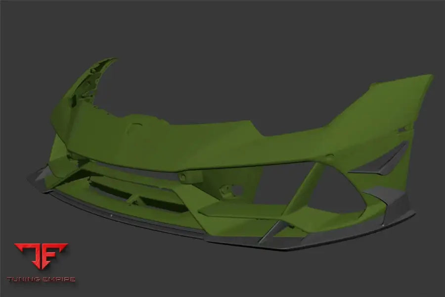 LAMBORGHINI HURACAN EVO 4WD ONLY BKSS STYLE CARBON FRONT BUMPER CANARDS BSD