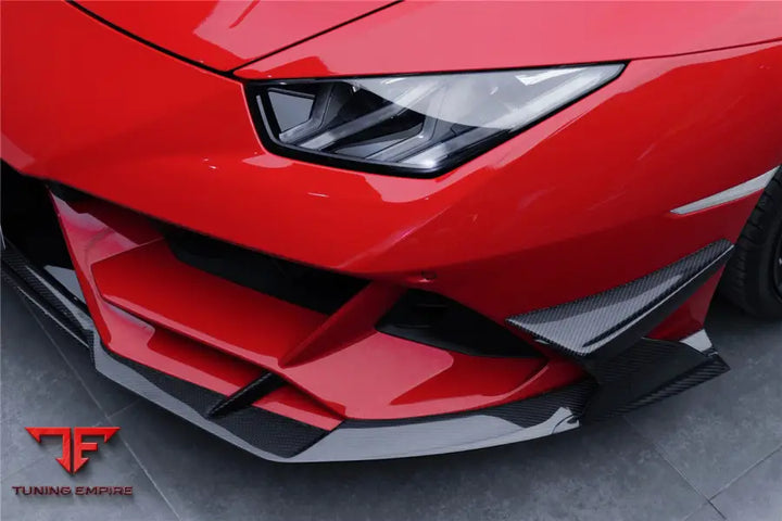 LAMBORGHINI HURACAN EVO 4WD ONLY BKSS STYLE CARBON FRONT BUMPER CANARDS BSD