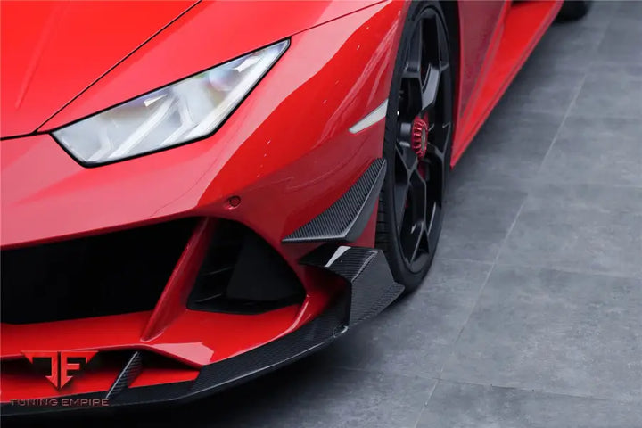 LAMBORGHINI HURACAN EVO 4WD ONLY BKSS STYLE CARBON FRONT BUMPER CANARDS BSD