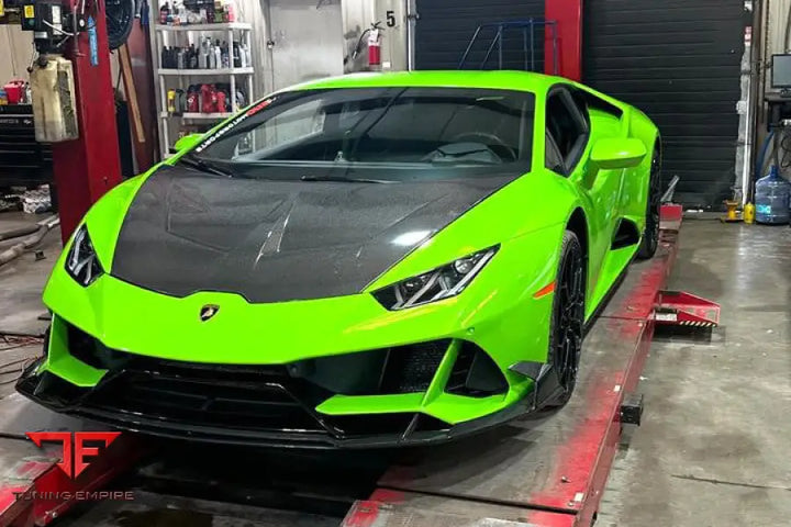 LAMBORGHINI HURACAN EVO 4WD ONLY BKSS STYLE CARBON FRONT LIP BSD