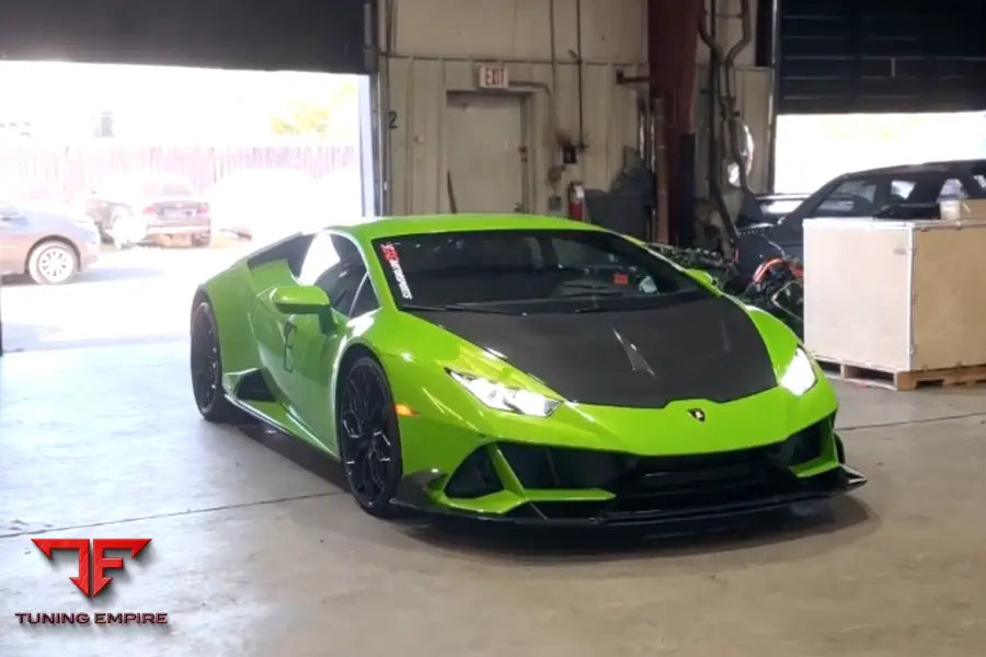 LAMBORGHINI HURACAN EVO 4WD ONLY BKSS STYLE CARBON FRONT LIP BSD