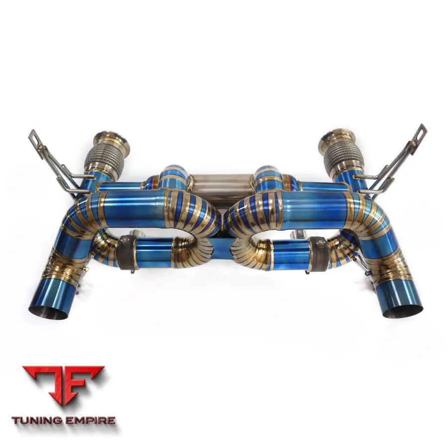LAMBORGHINI HURACAN EVO 5.2 V10 TITANIUM CATBACK RAZOR EXHAUST WITHOUT MUFFLER VALVE