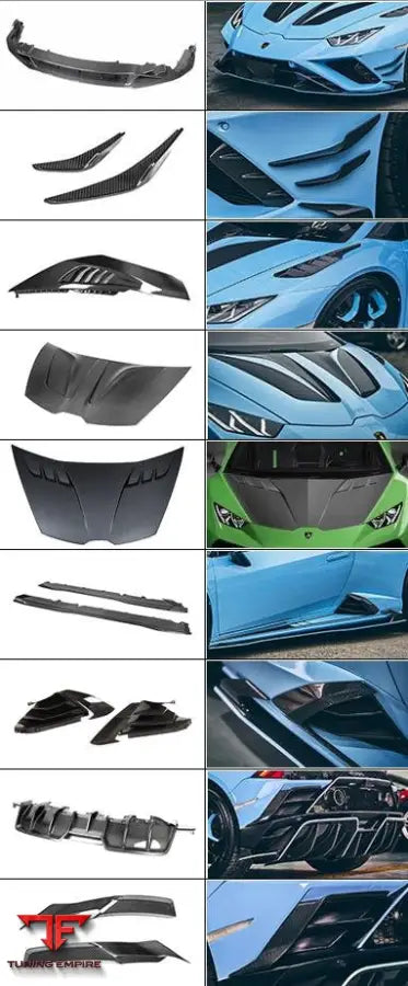 LAMBORGHINI HURACAN EVO CARBON FIBER PARTS