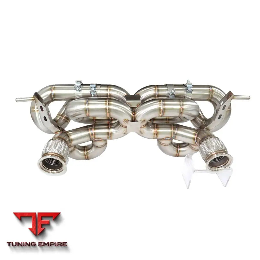 LAMBORGHINI HURACAN EVO DUAL X-PIPE STAINLESS STEEL CATBACK RAZOR EXHAUST