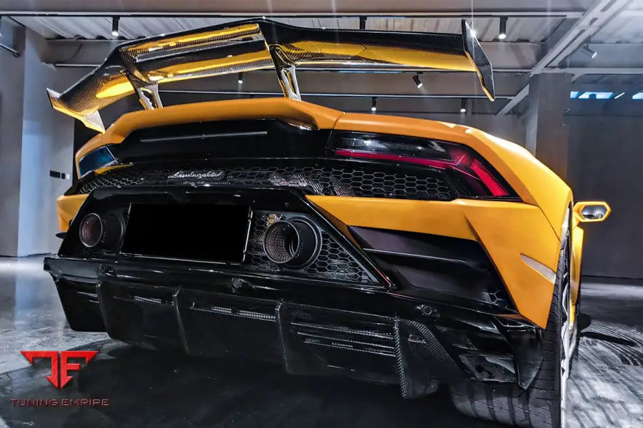 LAMBORGHINI HURACAN EVO OD STYLE DRY CARBON REAR DIFFUSER BSD