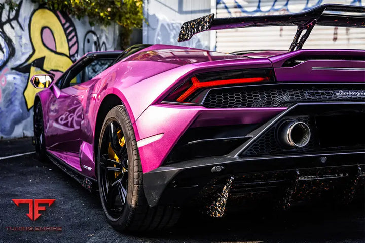 LAMBORGHINI HURACAN EVO OD STYLE DRY CARBON TRUNK SPOILER WING BSD