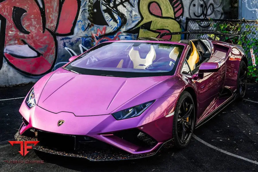 LAMBORGHINI HURACAN EVO OD STYLE DRYCARBON FIBER SIDE SKIRTS BSD