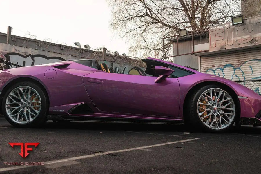 LAMBORGHINI HURACAN EVO OD STYLE DRYCARBON FIBER SIDE SKIRTS BSD