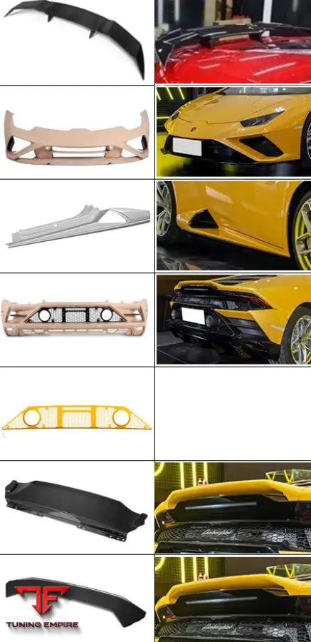 LAMBORGHINI HURACAN EVO RWD CARBON FIBER PARTS
