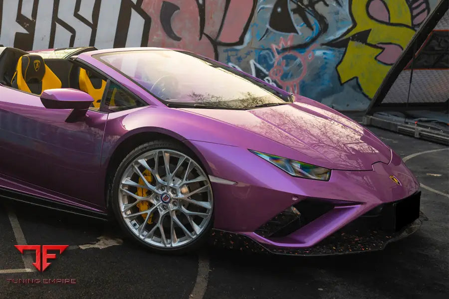 LAMBORGHINI HURACAN EVO RWD OD STYLE CARBON FIBER FRONT LIP BSD