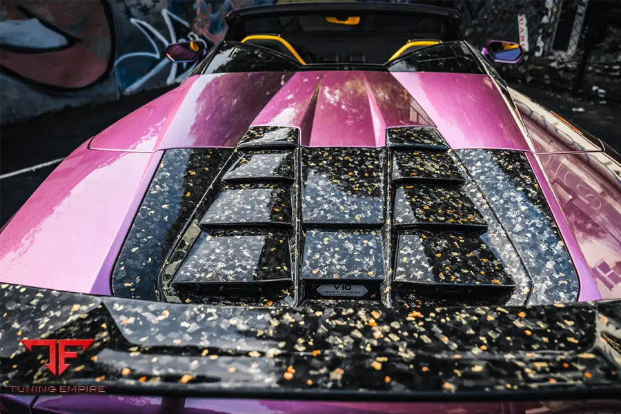 LAMBORGHINI HURACAN EVO SPYDER OD STYLE CARBON FIBER ENGINE TRUNK BSD