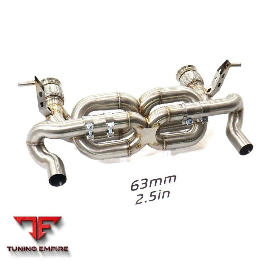 LAMBORGHINI HURACAN EVO STO STAINLESS STEEL CATBACK RAZOR EXHAUST WITHOUT VALVE