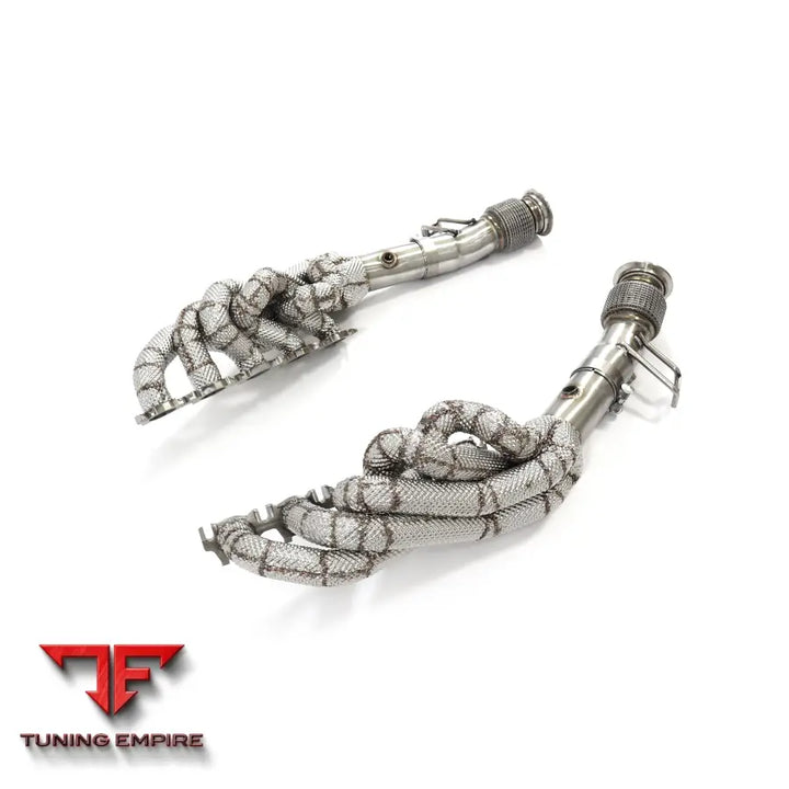 LAMBORGHINI HURACAN EVO STO V10 5.2L HEADER DOWNPIPE WITH HEAT SHIELD