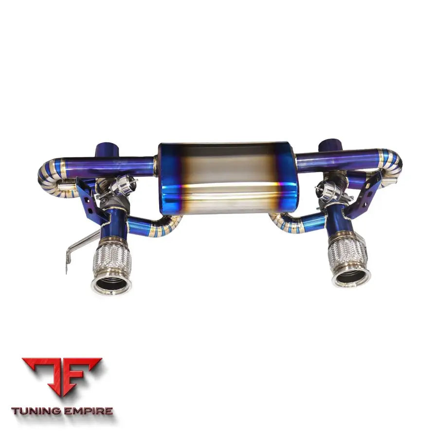 LAMBORGHINI HURACAN EVO TITANIUM CATBACK RAZOR EXHAUST WITH MUFFLER VALVE