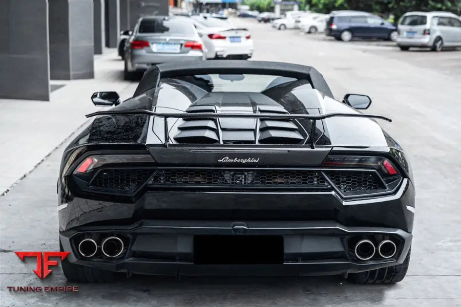 LAMBORGHINI HURACAN LP580 OE STYLE CARBON REAR BUMPER GRILLE BSD