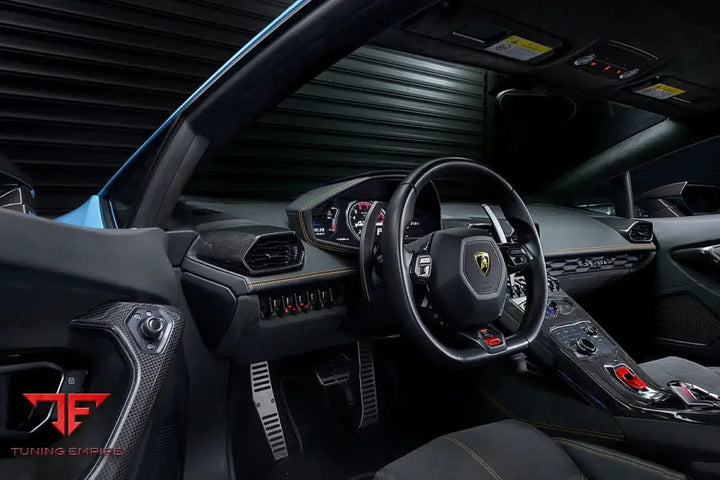 LAMBORGHINI HURACAN LP610 & LP580 & EVO OEM STYLE AUTOCLAVE CARBON FIBER AC PANEL TRIM BSD