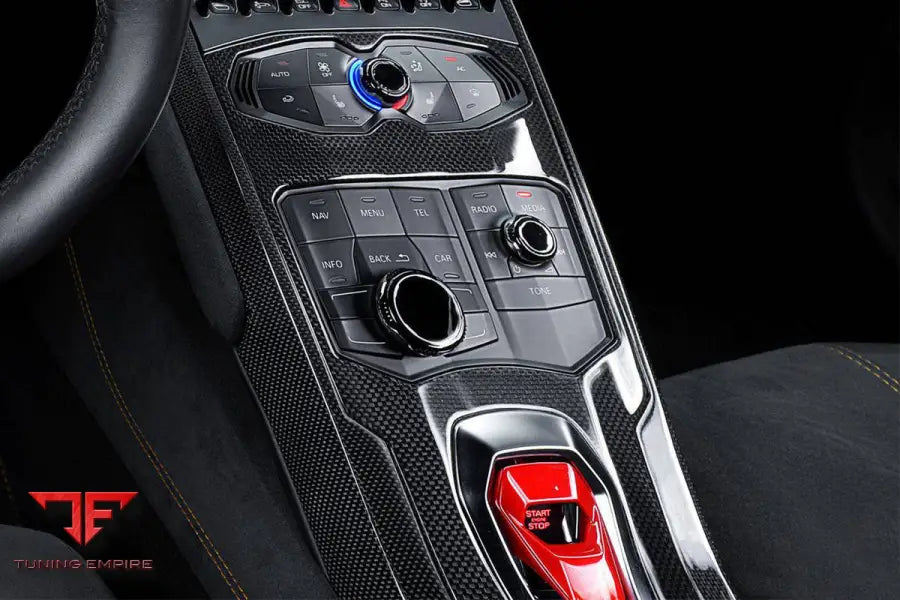 LAMBORGHINI HURACAN LP610 & LP580 & EVO OEM STYLE AUTOCLAVE CARBON FIBER CENTER CONSOLE TUNNEL BSD
