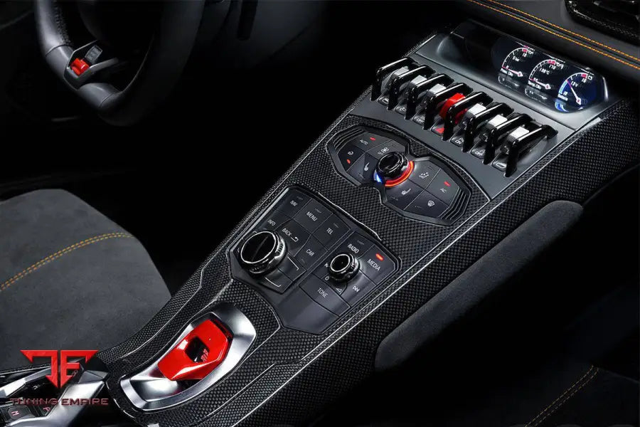LAMBORGHINI HURACAN LP610 & LP580 & EVO OEM STYLE AUTOCLAVE CARBON FIBER CENTER CONSOLE TUNNEL BSD