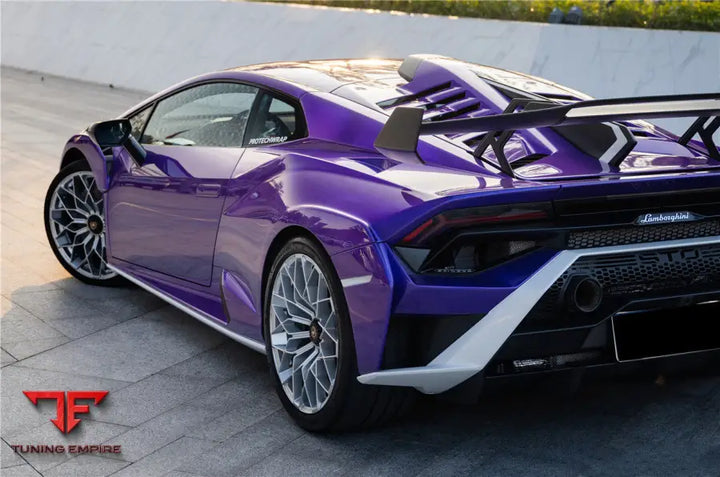 LAMBORGHINI HURACAN LP610 & LP580 & EVO CONVERT TECNICA STYLE DRY CARBON FIBER FRONT BUMPER BSD