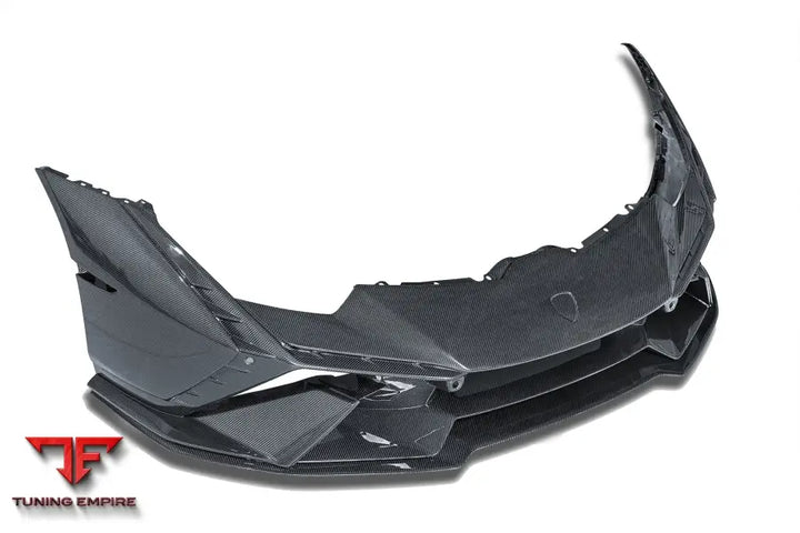 LAMBORGHINI HURACAN LP610 & LP580 & EVO CONVERT TECNICA STYLE DRY CARBON FIBER FRONT BUMPER BSD