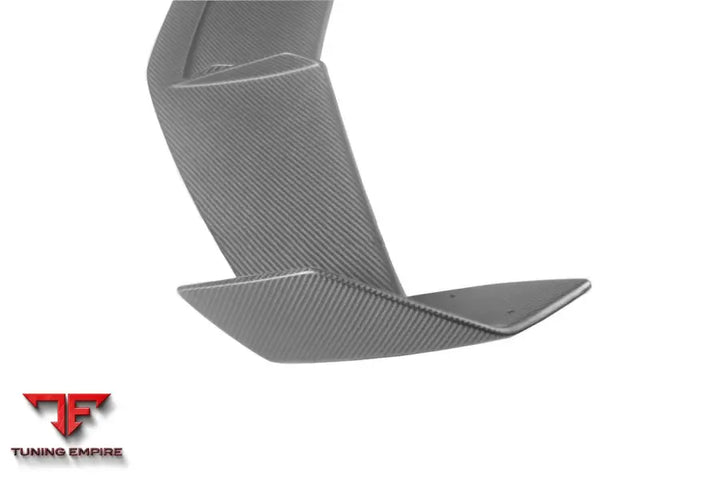 LAMBORGHINI HURACAN LP610 & LP580 & EVO CONVERT TECNICA STYLE DRY CARBON FIBER FRONT BUMPER BSD