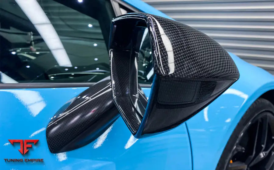 LAMBORGHINI HURACAN LP610 & LP580 & EVO & STO & PERFORMANTE AUTOCLAVE CARBON FIBER MIRROR HOUSING REPALCEMENT BSD