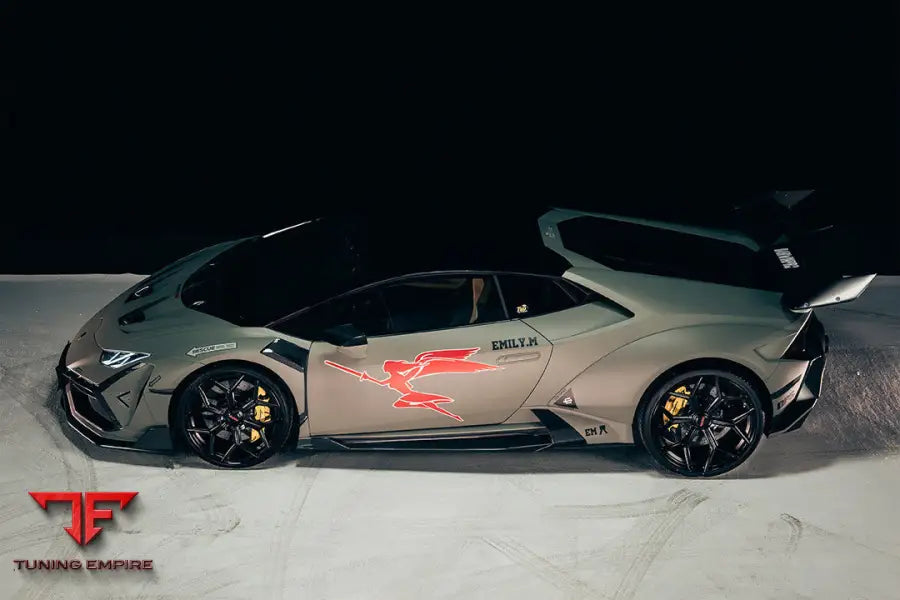 LAMBORGHINI HURACAN LP610 & LP580 & EVO & STO & TECNICA BKSSII STYLE SIDE SKIRTS BSD