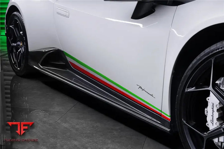 LAMBORGHINI HURACAN LP610 & LP580 & EVO & STO & TECNICA PEVO STYLE SIDE SKIRTS BSD