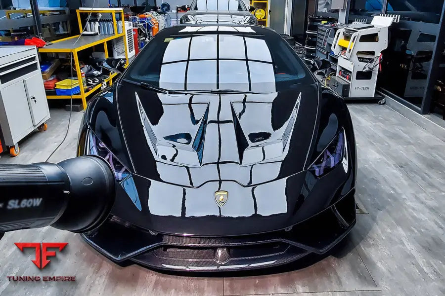 LAMBORGHINI HURACAN LP610 & LP580 & EVO & TECNICA BKSS STYLE CARBON FIBER HOOD BSD